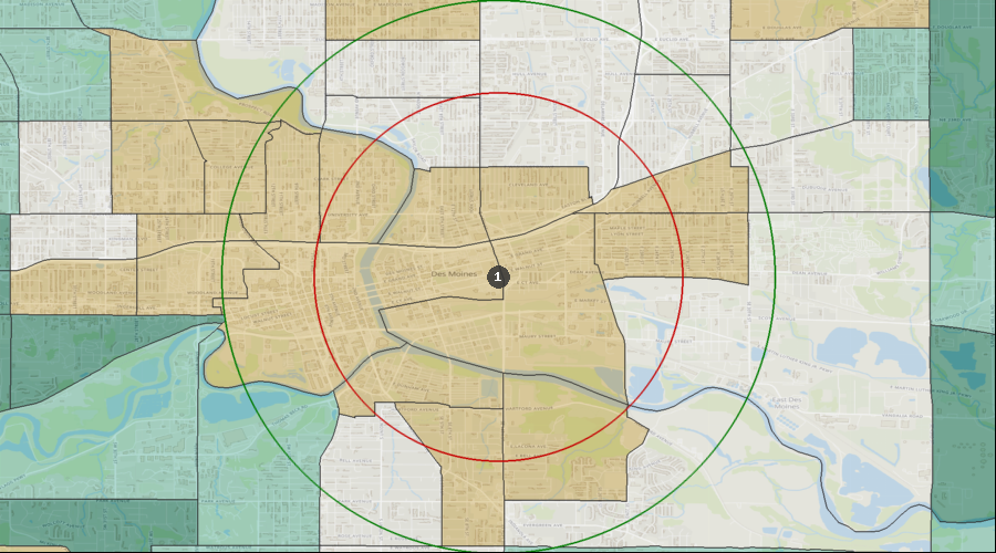 Des Moines, Iowa - Average Household Expenditure for Health Insurance